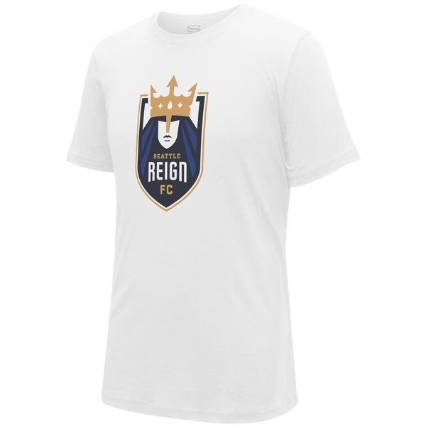 Reign Ringer Tee Unisex SRFC Shield Origins Tee - Reign FC Shop