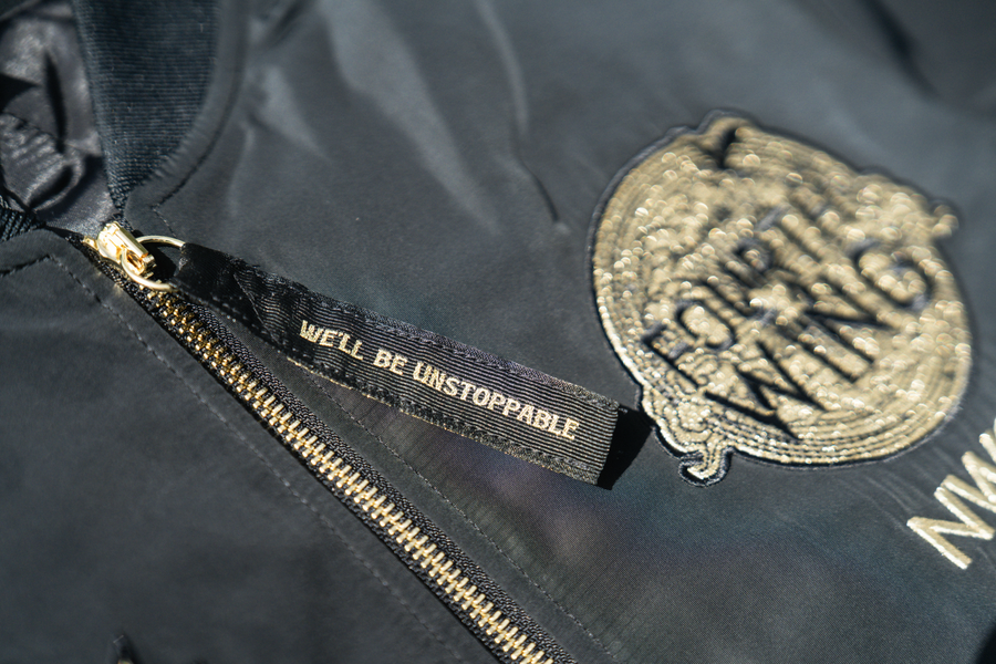 Fourth Wing x Reign FC Flight Jacket