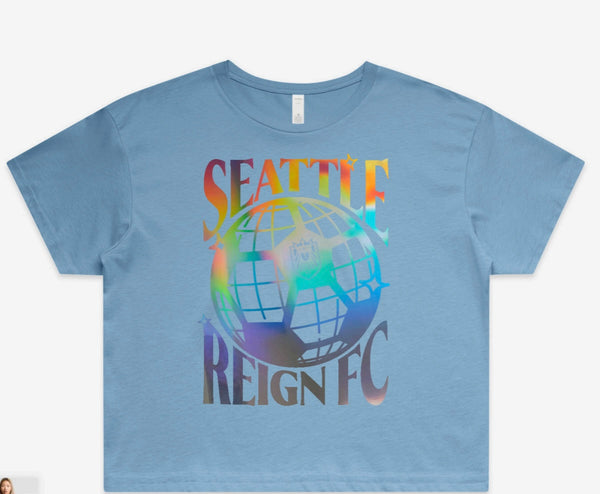 Reign FC Pride Crop Tee
