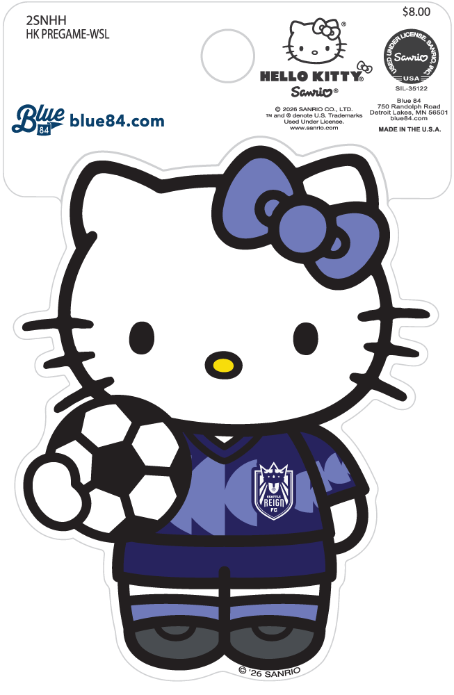 Seattle Reign FC X Hello Kitty Soccer Ball Decal