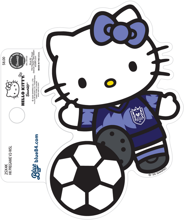 Member Pre-Order | 3x4 Hello Kitty Soccer Kick Decal