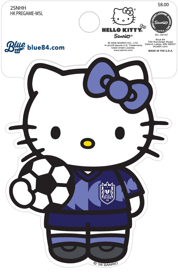 Member Pre-Order | 3x4 Hello Kitty Soccer Ball Decal