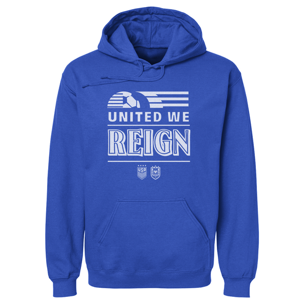 Regular Fit United We Reign Crest Premium Graphic Hoodie