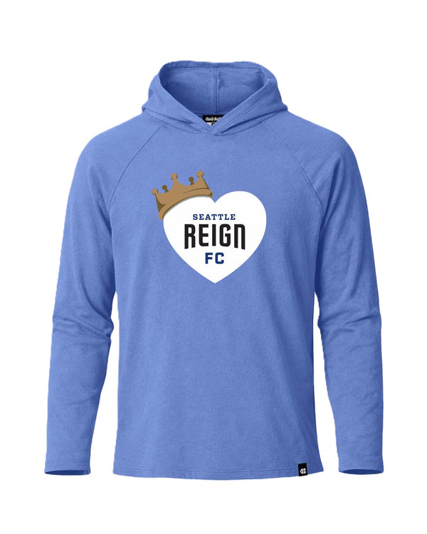 Youth Seattle Reign FC Heart Logo Hooded Shirt