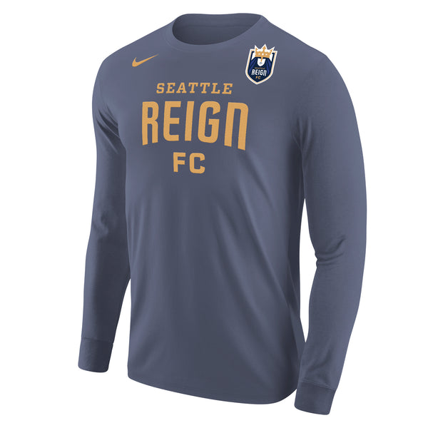 Nike L/S Gold Lettering Reign FC Tee