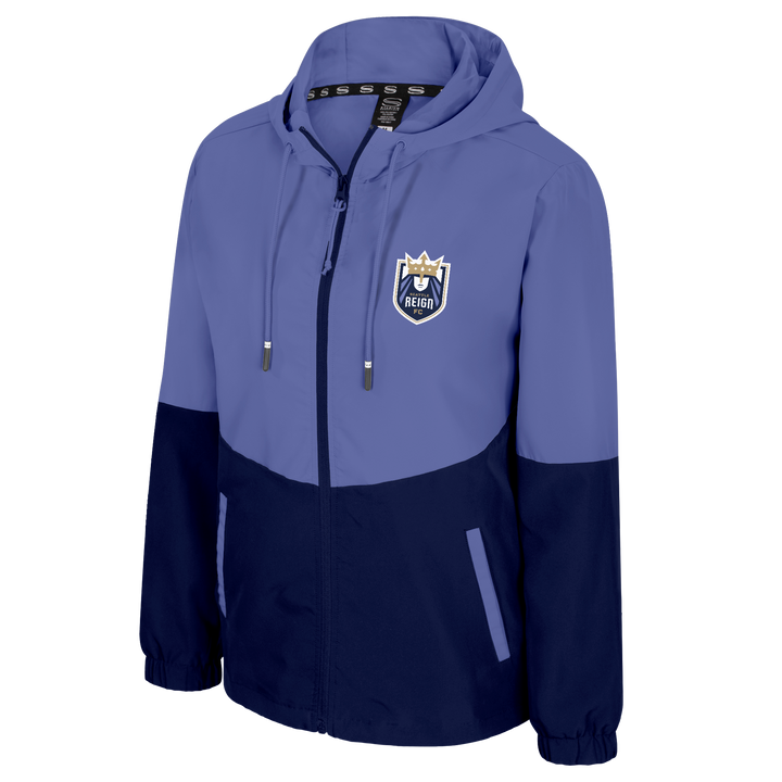 Unisex Seattle Reign FC Color Block Windbreaker