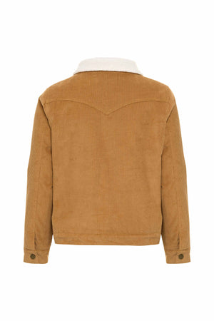 Narrow Fit Corduroy Sherpa Jacket