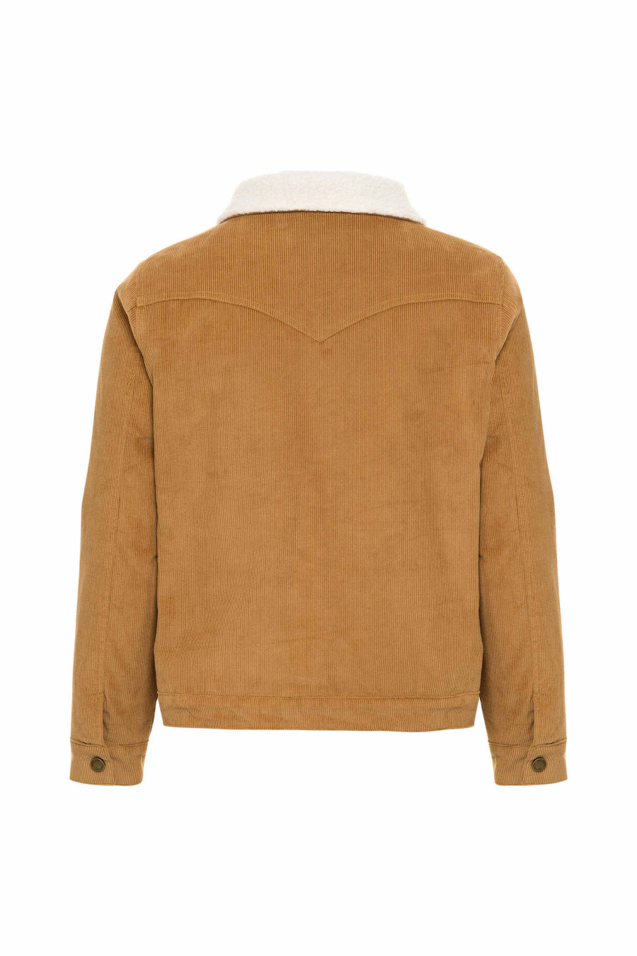 Narrow Fit Corduroy Sherpa Jacket