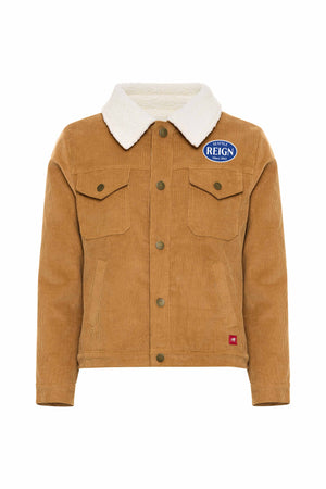 Narrow Fit Corduroy Sherpa Jacket