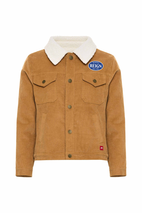 Narrow Fit Corduroy Sherpa Jacket