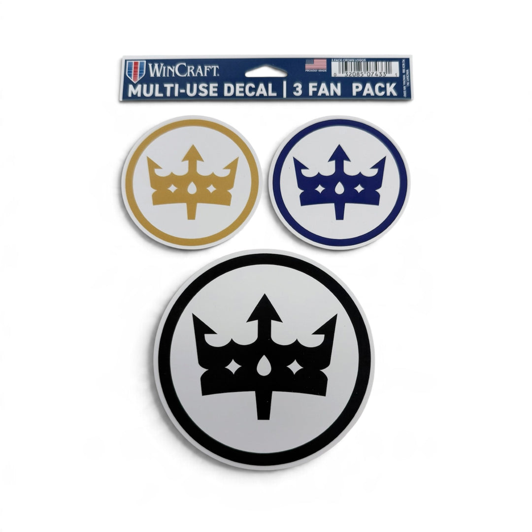 Seattle Reign FC 3pk Crown Decal